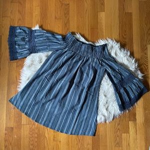 Off The Shoulder Wide Sleeve Dress NWOT